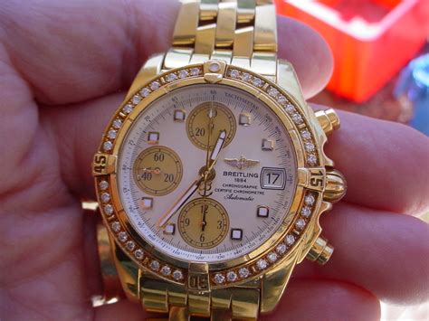 breitling k13357 diamond bezel|Breitling Chrono Cockpit K13357 18K Gold, Diamond Bezel..